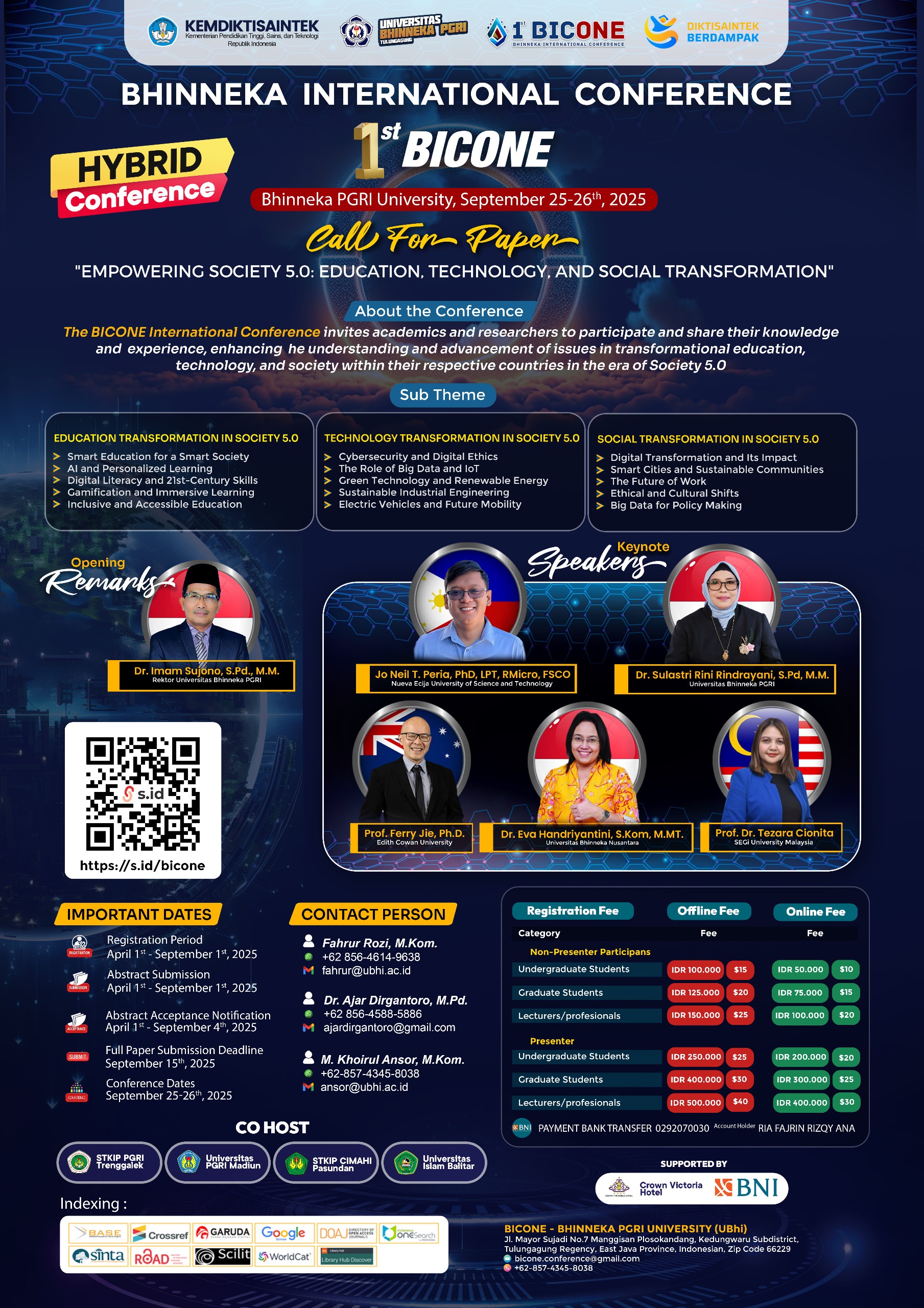 BICONE Conference Brochure